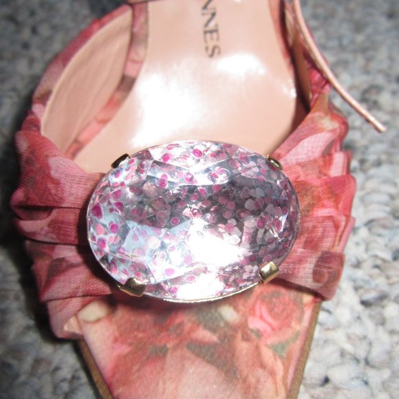 Les Tropenziennes Floral Heeled Sandal - Picture 7 of 15